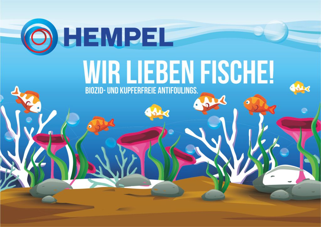 Wir lieben Fische Hempel biozidfreie Antifouling
